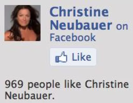 Bild: Knapp 1.000 Fans auf Christine Neubauer's Facebook-Fanseite