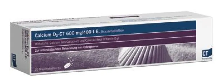 Bild: CT-Firstline-Ticker | Alles für die Knochen: jetzt auch Calcium D3-CT Brausetabletten von CT Arzneimittel