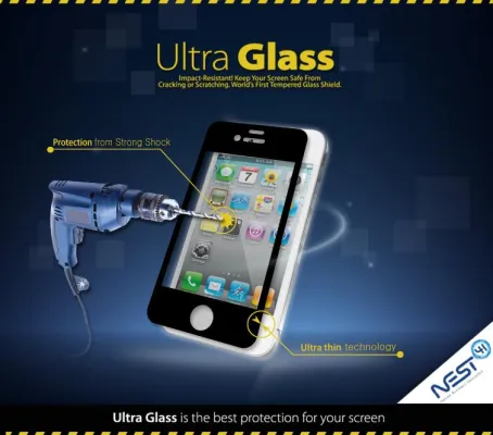 Bild: NEST41 GmbH stellt Schutzfolie aus Hartglas für Smartphones vor: ULTRA GLASS