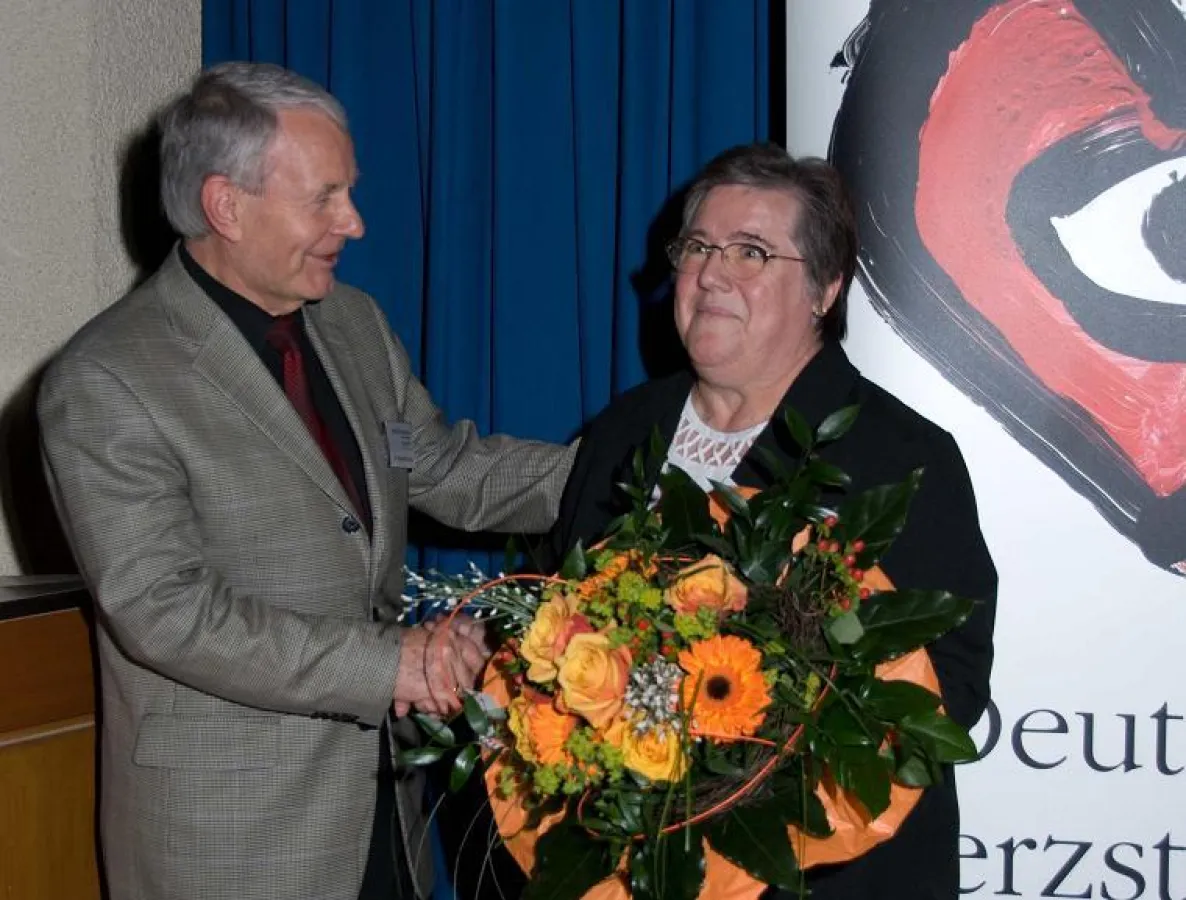 Herr Bernhard Grotz, Geschäftsführender Kaufmännischer Direktor und Frau Jutta Stockhorst