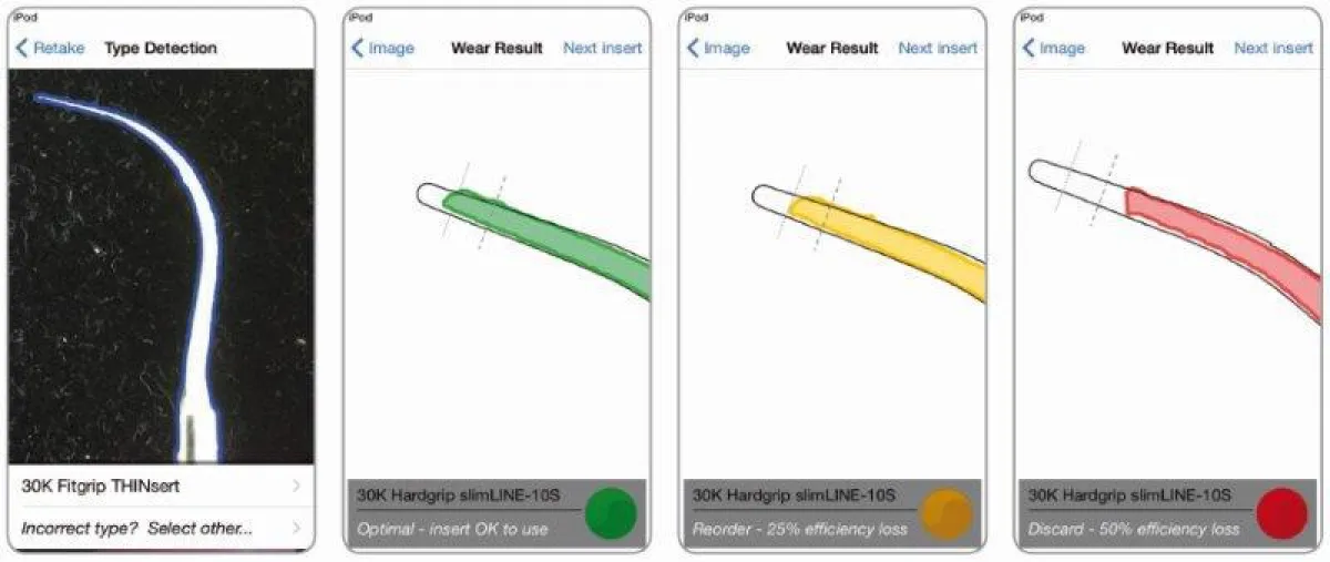 Messbeispiele mit der Insert App