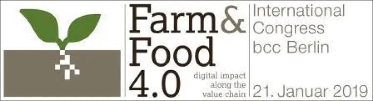 Bild: Internationaler Kongress Farm & Food 4.0 am 21.Januar in Berlin zur Digitalisierung der Landwirtschaft