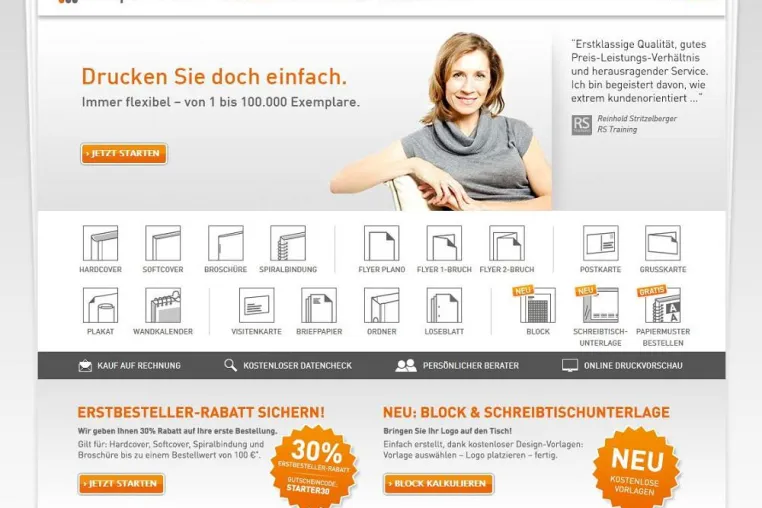 Bild: viaprinto goes Österreich - Die Premium-Druckerei für Geschäftskunden expandiert ins Ausland