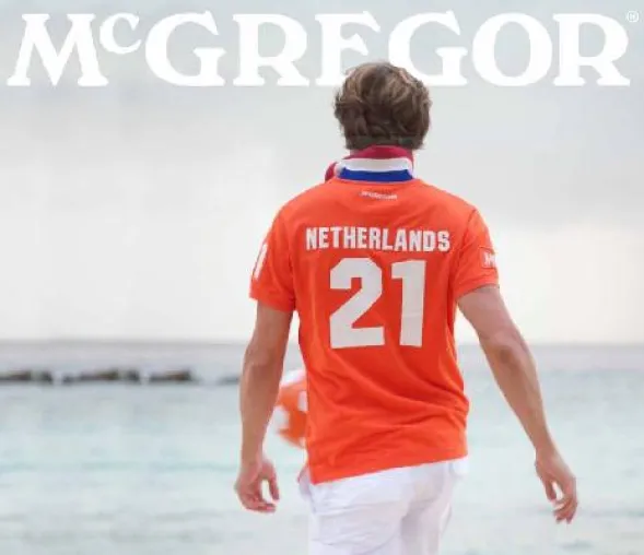 Exklusive Länder-Poloshirts von McGregor: Stilvoll unterwegs zu den sportlichen Highlights im Sommer 2012 Bild: Exklusive Länder-Poloshirts von McGregor: Stilvoll unterwegs zu den sportlichen Highlights im Sommer 2012