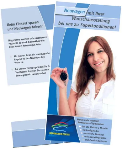 Hohe Auflagen für ELN-Neuwagenflyer Bild: Hohe Auflagen für ELN-Neuwagenflyer