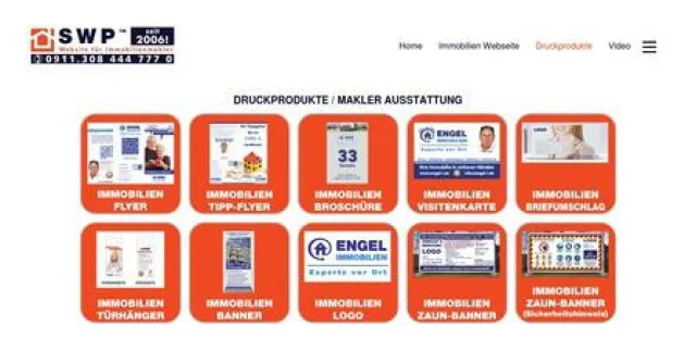 Bild: Immobilien Werbung - Makler Ausstattung