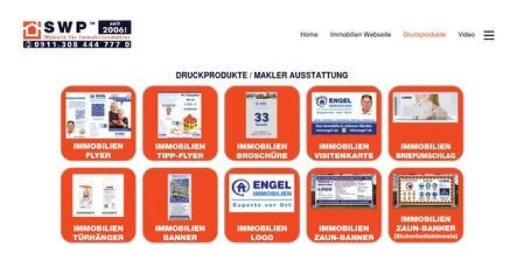 Bild: Immobilien Werbung - Makler Ausstattung