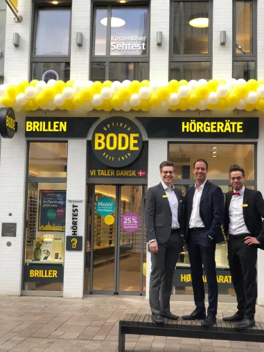 Bild: Optiker Bode stärkt seine Marktposition in Norddeutschland mit zwei neuen Standorten in Flensburg