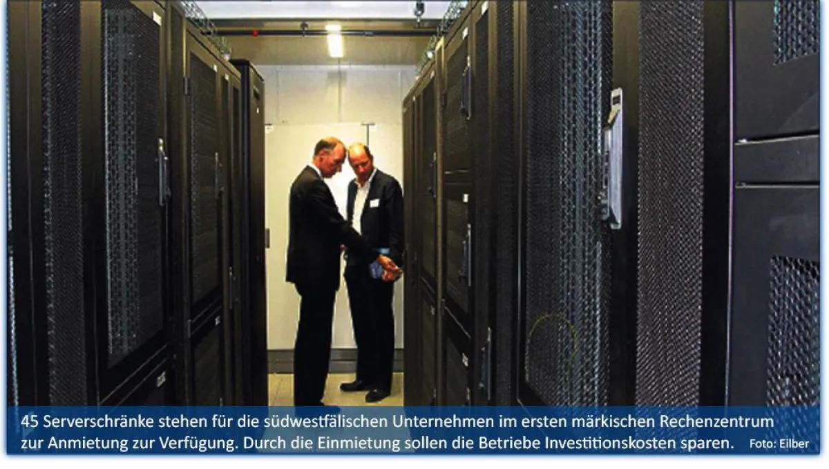Foto: Eilber | it-consulting und Telemark eröffnen erstes Housing-Rechenzentrum im Märkischen Kreis