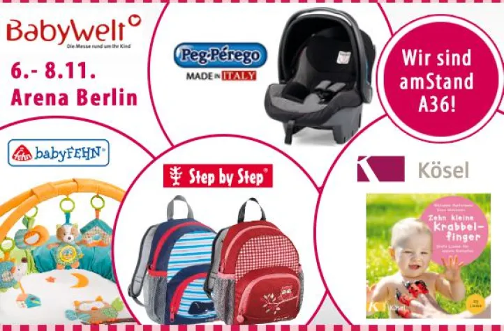 Bild: Schwangerinmeinerstadt.de auf der BABYWELT Messe Berlin