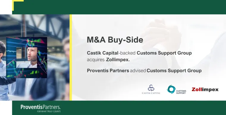 Bild: Proventis Partners begleitet die Customs Support Group beim Erwerb der Zollimpex AG.