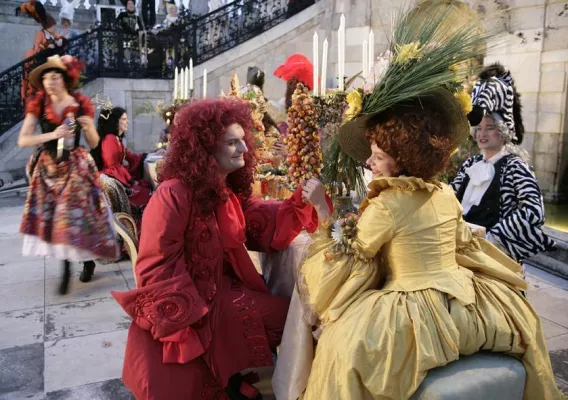 Bild: Feiern wie die Fürsten beim Großen Barockfest auf Schloss Hof am 13. August 2011