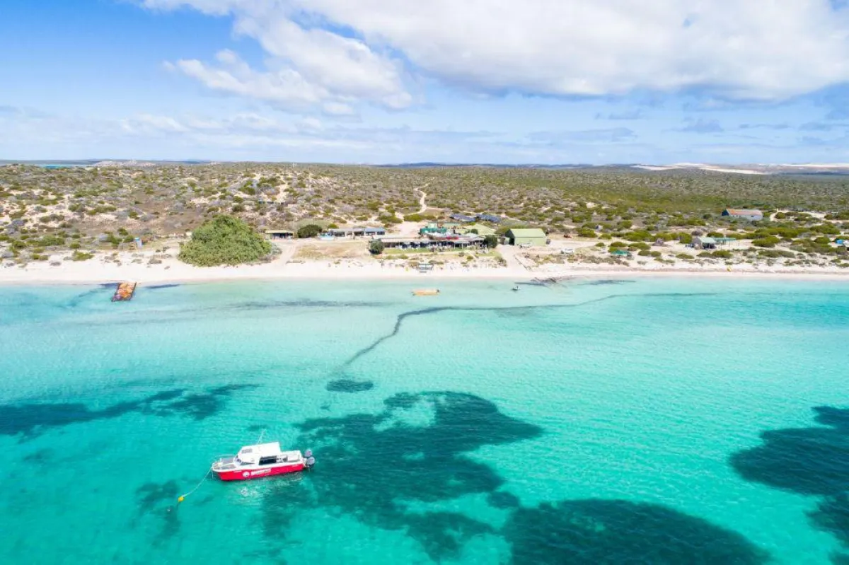Eco Lodge und Haus der Familie Wardle auf ©Dirk Hartog Island