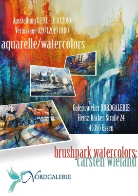 Vernissage am 02.03.2019 18:00 - Carsten Wieland/ Aquarelle Bild: Vernissage am 02.03.2019 18:00 - Carsten Wieland/ Aquarelle