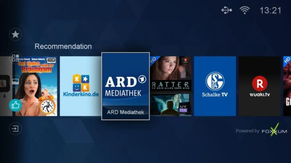 Die Benutzeroberfläche der Smart-TVs von Hisense