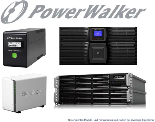 Bild: BlueWalker GmbH erweitert die Kompatibilität Ihrer PowerWalker USV Systeme zu führenden NAS Herstellern