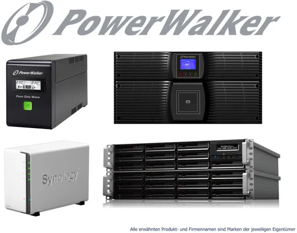 Bild: BlueWalker GmbH erweitert die Kompatibilität Ihrer PowerWalker USV Systeme zu führenden NAS Herstellern