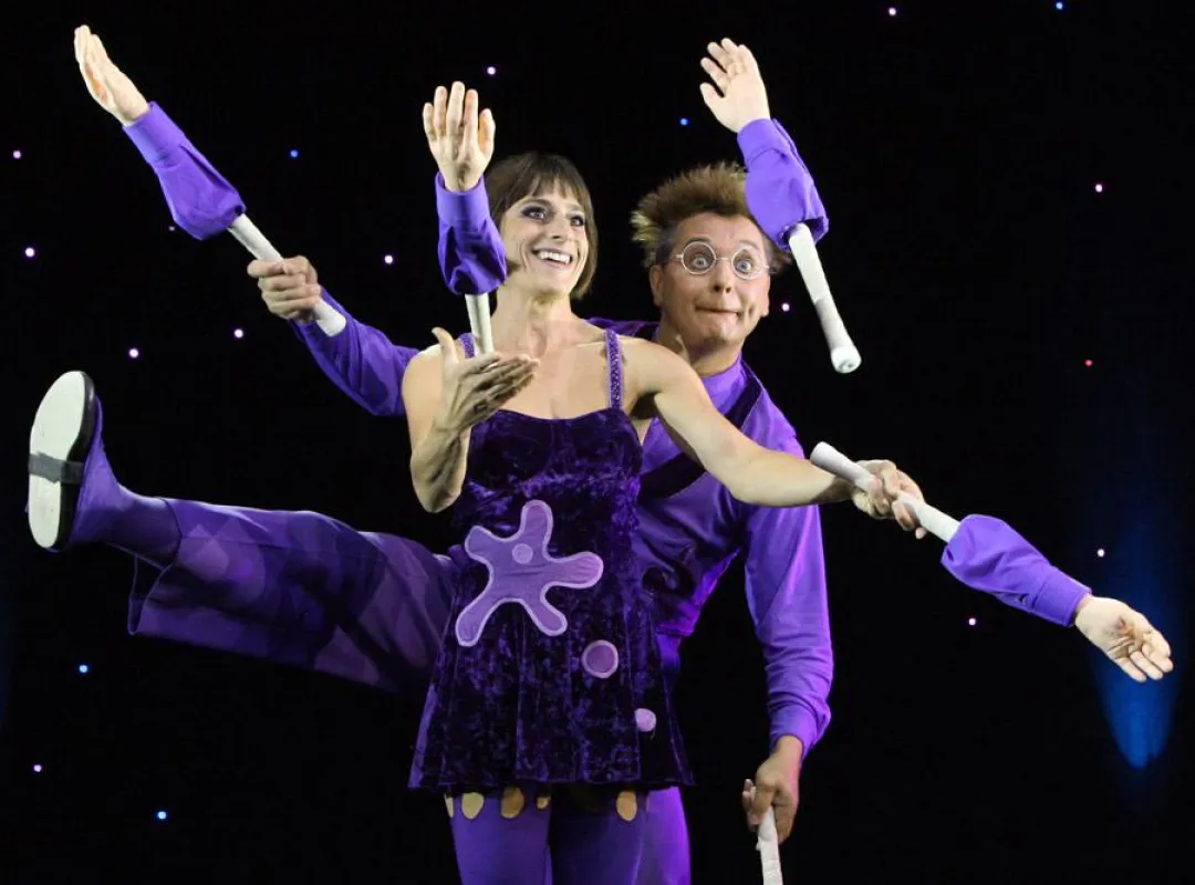 Showact von Artisten Sabrina und Blub