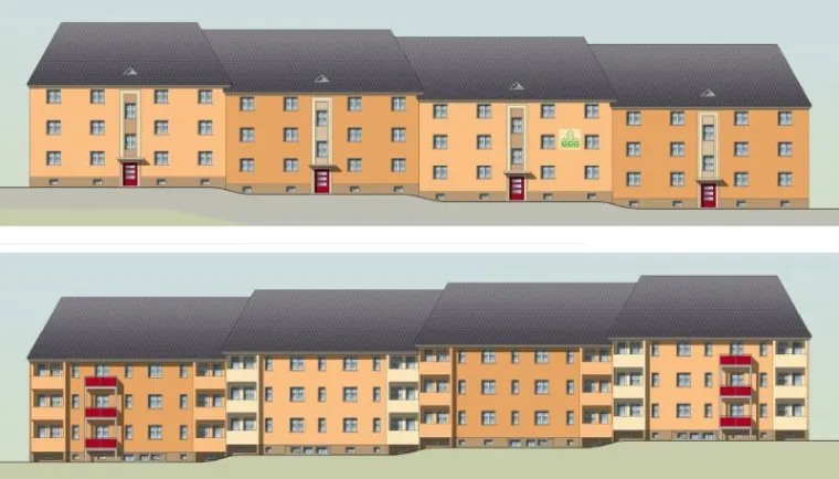 Sanierung im Comeniusgebiet wird fortgesetzt Bild: Sanierung im Comeniusgebiet wird fortgesetzt