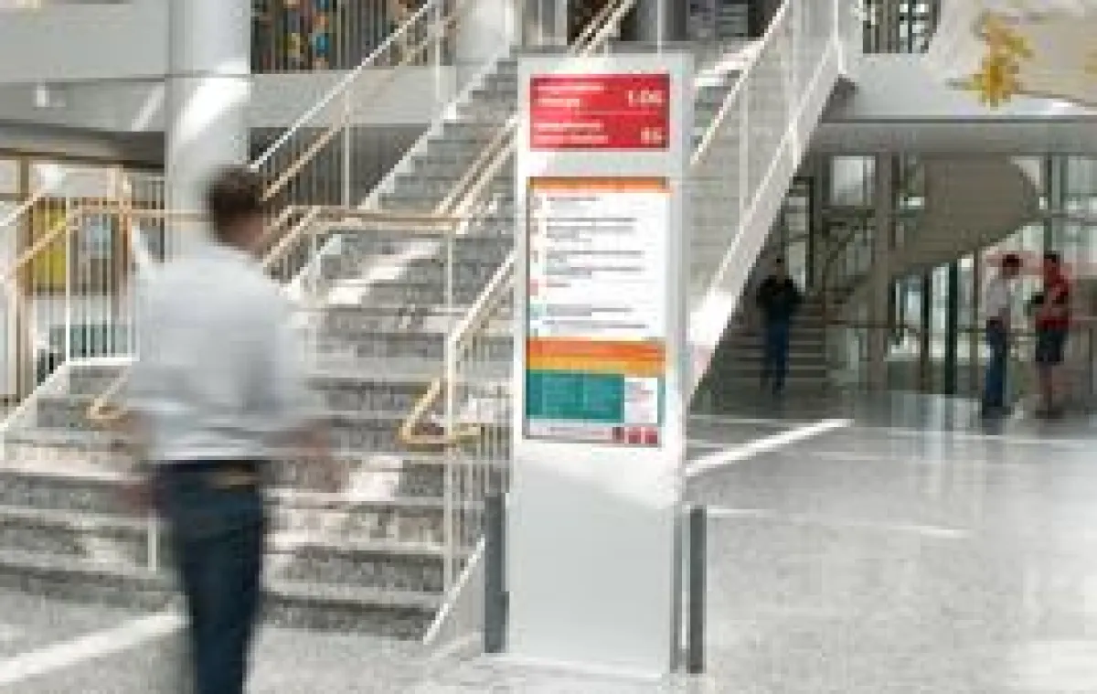 Interaktive Touch-Informationsstele