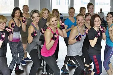 Bild: Fitnesstrend begeistert im Aktiv-Sportpark Moers: Piloxing ist eine Mischung aus Pilates und Boxen