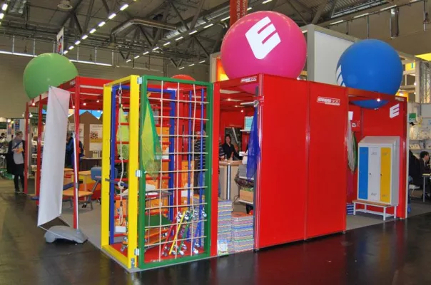 Bild: Fitte Kinder sind klüger - Erhard Sport präsentiert innovative Kinderturngeräte bei der Didacta