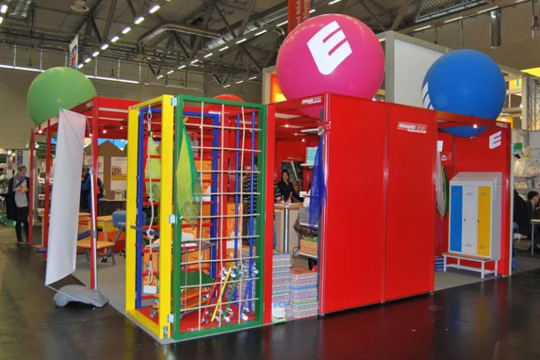 Bild: Fitte Kinder sind klüger - Erhard Sport präsentiert innovative Kinderturngeräte bei der Didacta