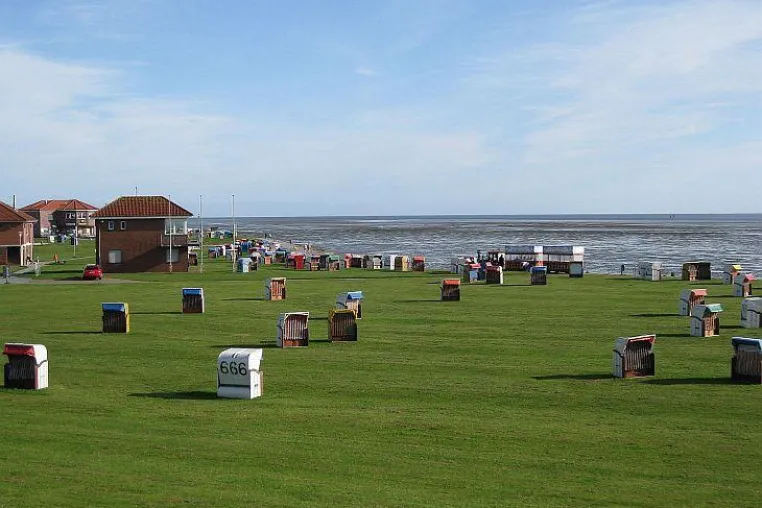 Bild: Am „Cap der guten Erholung“: das „Camperland Wangerland“
