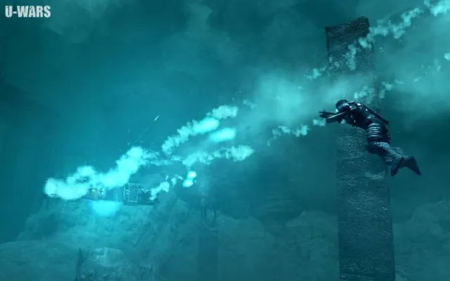 Bild: Unterwasserjäger in U-Wars zielen mit NVIDIA PhysX