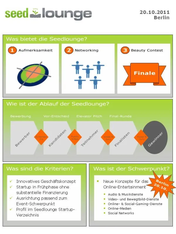 Über die Seedlounge