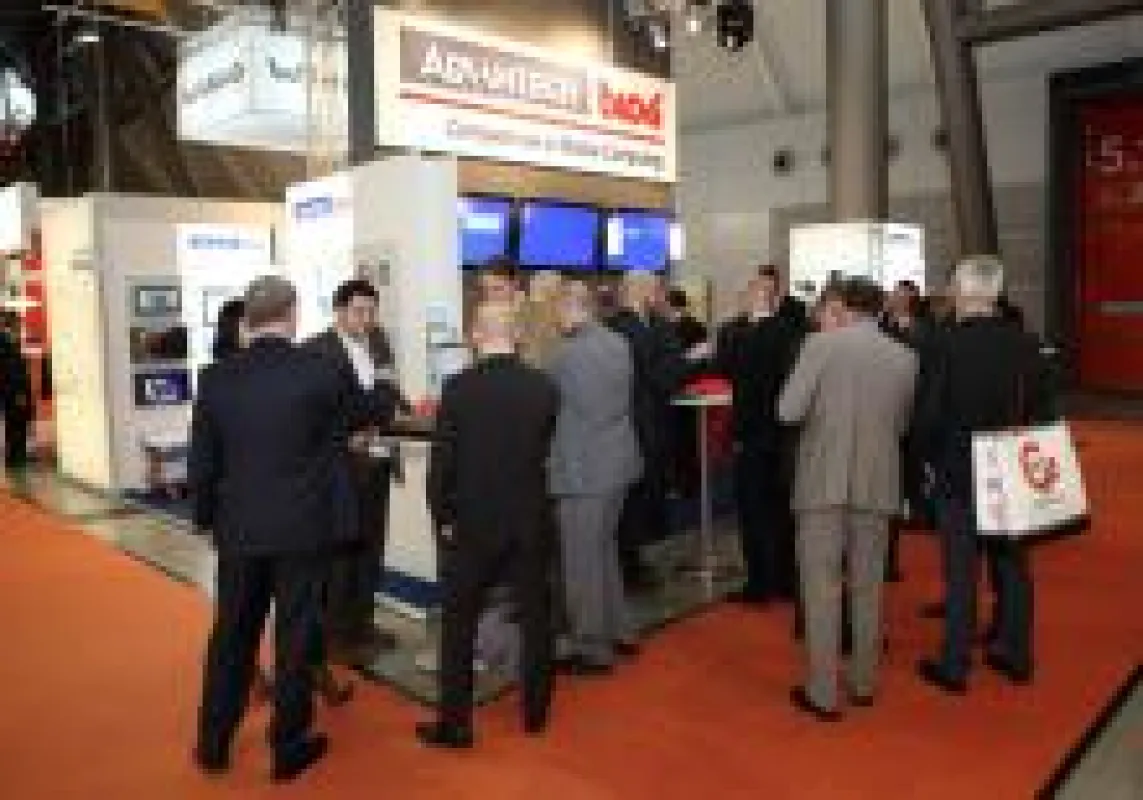 Advantech-DLoG Messestand auf der Logimat 2013. Bild: Advantech-DLoG GmbH