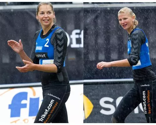 Bild: Zwei erfolgreiche Smart-SuperCups für unsere Trikot.com Beach-Volleys