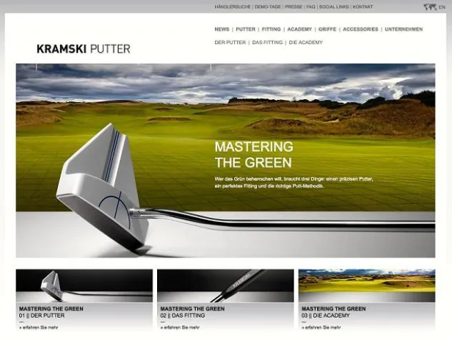 Bild: Kramski Putter startet Kommunikationsoffensive: „Mastering the Green“