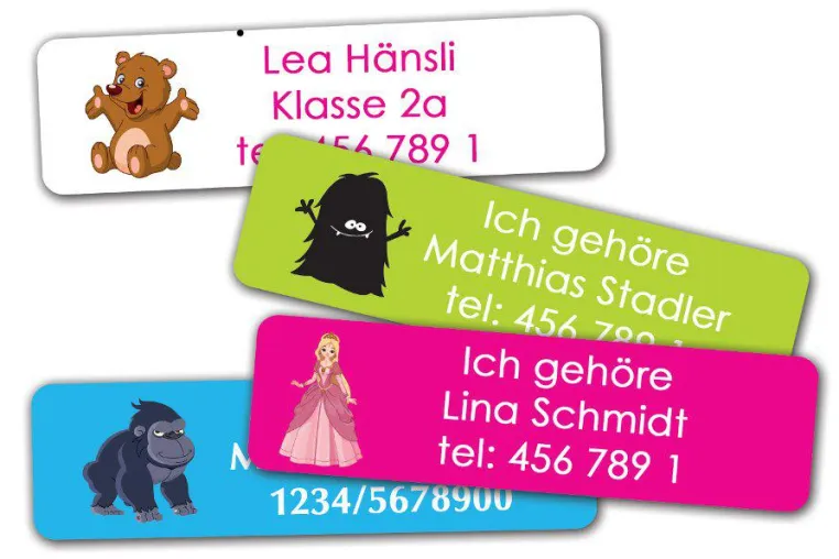 Feuer und Flamme für StickerKid-Namensetiketten Bild: Feuer und Flamme für StickerKid-Namensetiketten