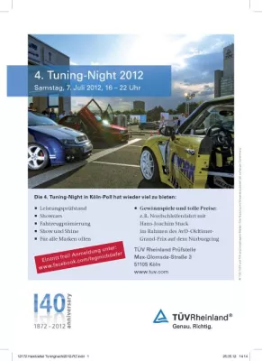 Bild: 4. Tuning-Night 2012 am 07.07.2012 in Köln