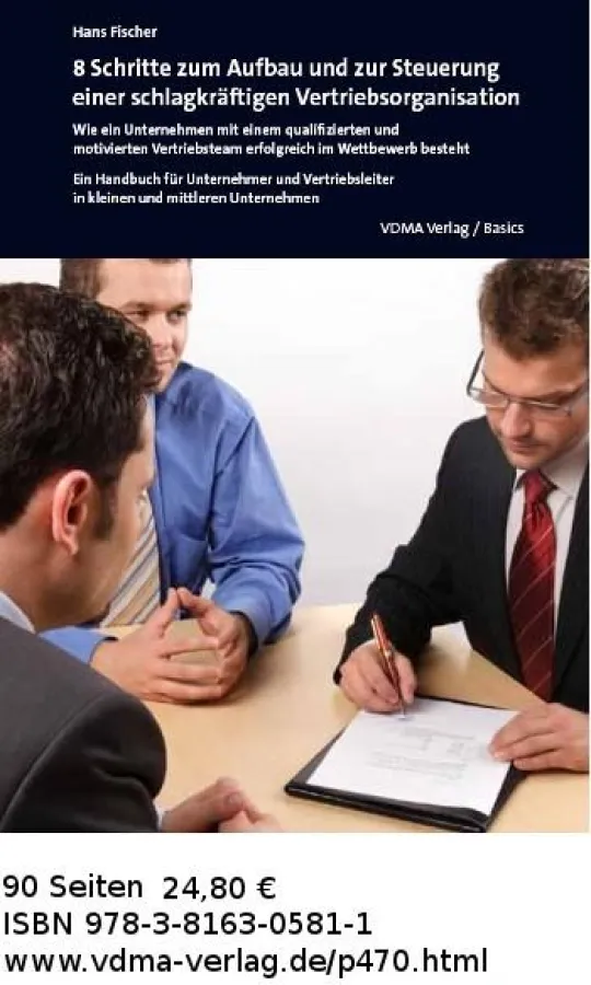 Das Fachbuch für Vertriebsmanager, Autor Hans Fischer, Hans Fischer Seminare
