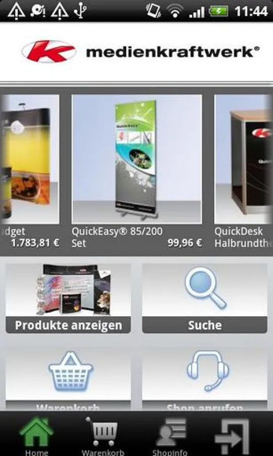 Medienkraftwerk Service-App für Android