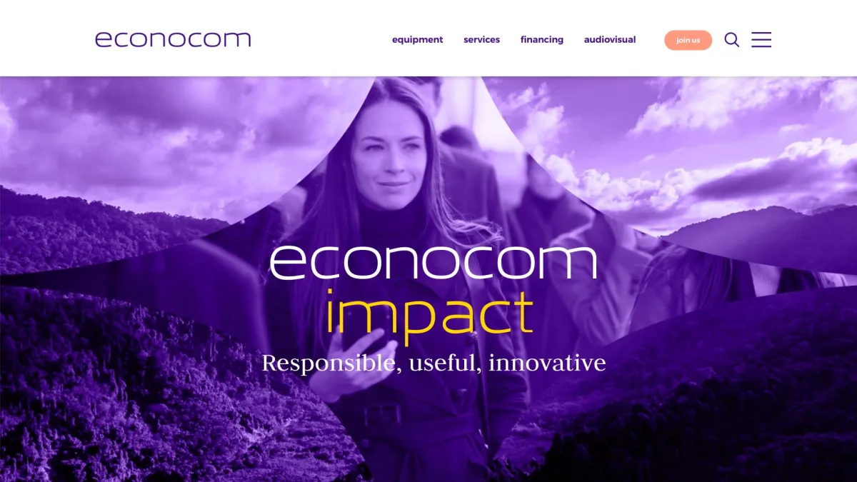 CSR Impact website von econocom (© econocom)