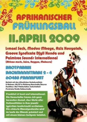 Bild: Bunter afrikanischer Frühlingsball - Integration fördern - gemeinsam feiern