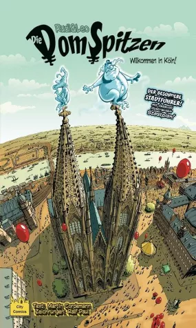 Bild: Zwei Geister führen in der Comic-App „Die DomSpitzen“ durch Köln