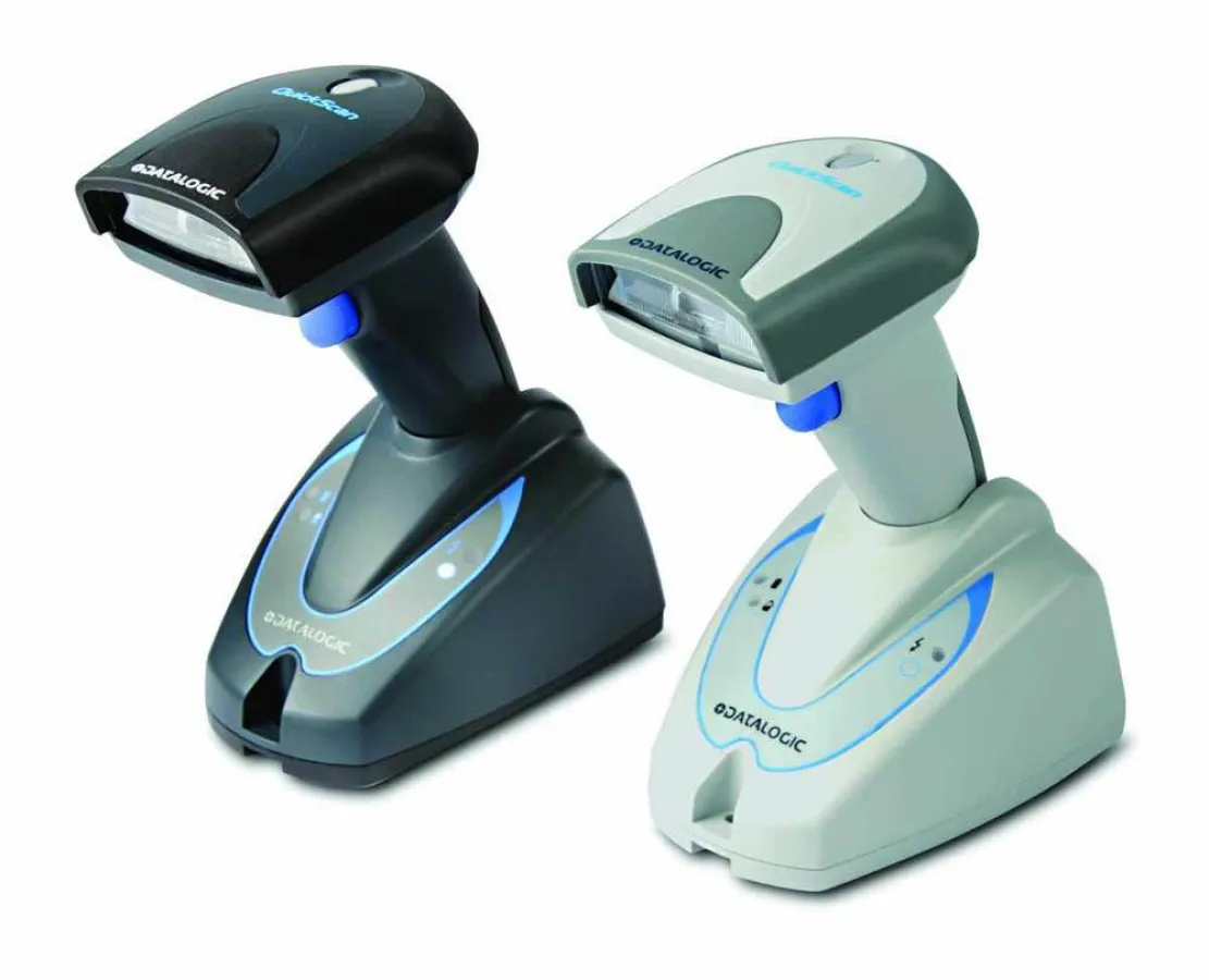 Datalogic QuickScan Mobile CCD-Funkscanner als Präsentationsscanner im POS-Bereich und als mobiler Allrounder einsetzbar.