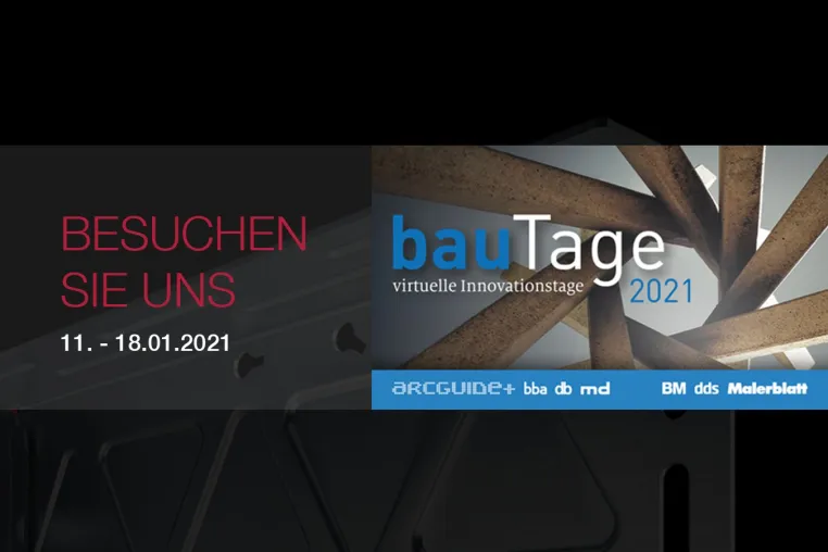 EJOT® ist Teil der bauTage 2021 – Fachvortrag und digitaler Messestand zu CROSSFIX® Bild: EJOT® ist Teil der bauTage 2021 – Fachvortrag und digitaler Messestand zu CROSSFIX®