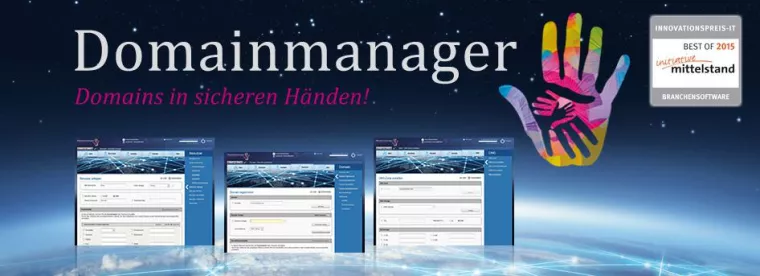 Bild: Die Netzentwickler GmbH stellt den neuen Domainmanager vor