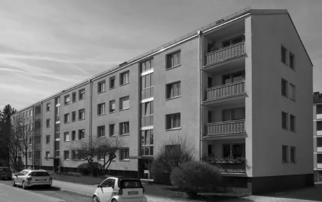 Wohnanlage im Stadtteil München-Milbertshofen wechselt Eigentümer Bild: Wohnanlage im Stadtteil München-Milbertshofen wechselt Eigentümer