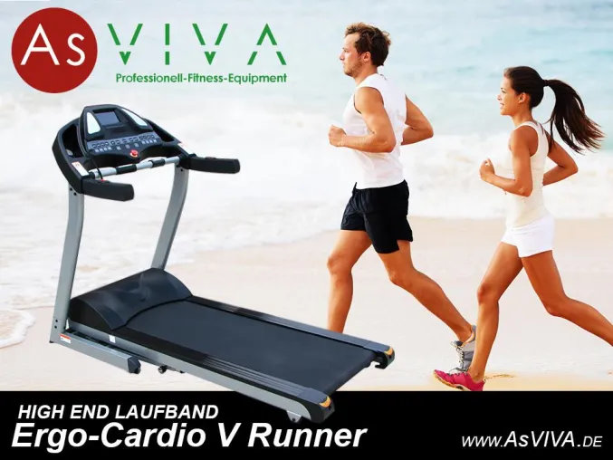 Bild: So läuft es BESSER - AsVIVA HIGH END ERGO-CARDIO V RUNNER