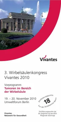 Bild: 3. Wirbelsäulenkongress Vivantes 2010