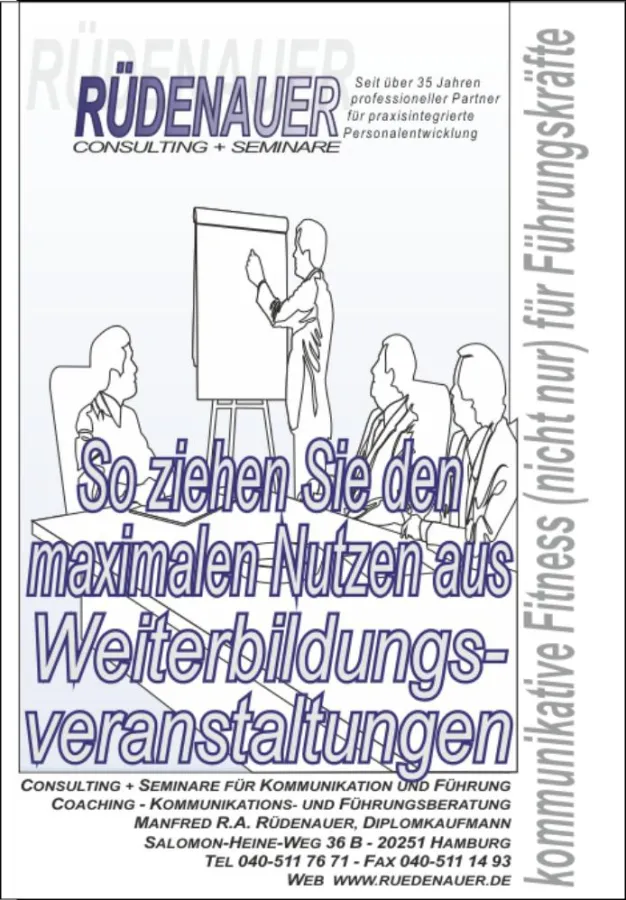 Mehr Nutzen aus Weiterbildungsmaßnahmen ziehen, Broschüre (PDF), kostenlos