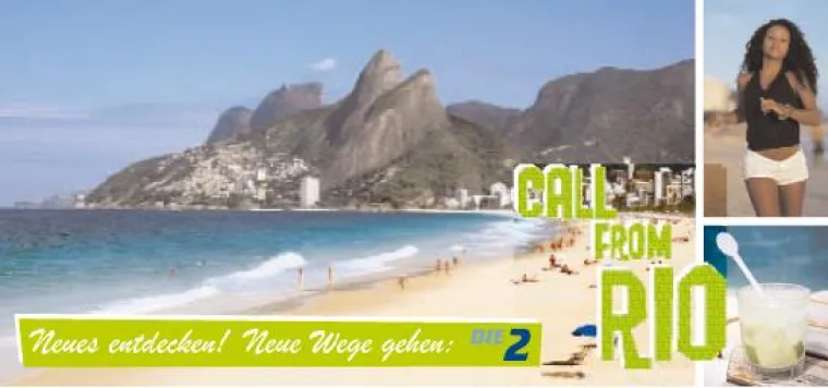 Bild: „Call from Rio“-Aktion für Vertriebs- und Werbeleiter.