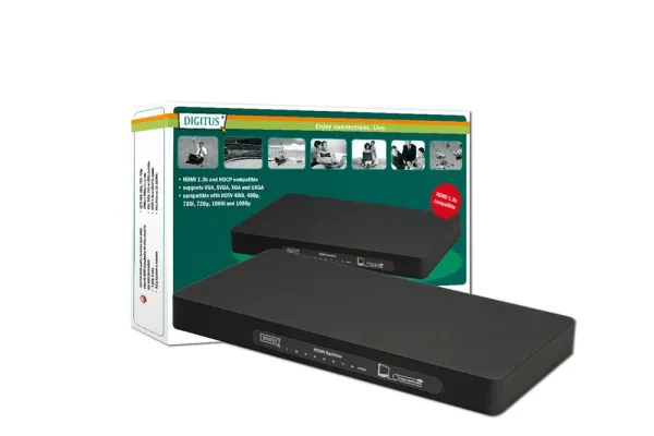 Bild: Digitale Videolösungen mit den HDMI Splittern und HDMI Switchen von DIGITUS®