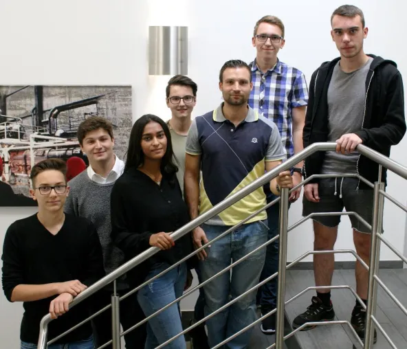 Bild: Kräuter Mix begrüßt neue Auszubildende und Studenten